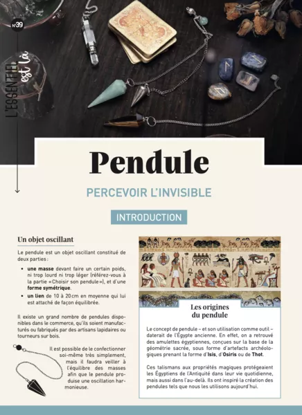 Pendule (dépliant)