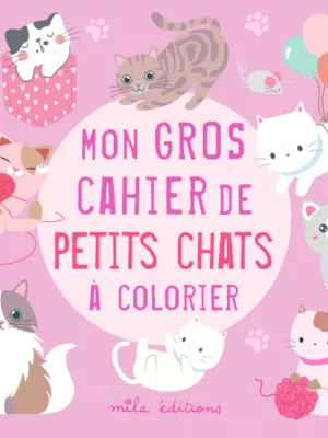 Produit Mon gros cahier de petits chats à colorier Image