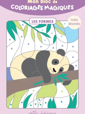 Produit Mon bloc de coloriages magiques - Les formes Image