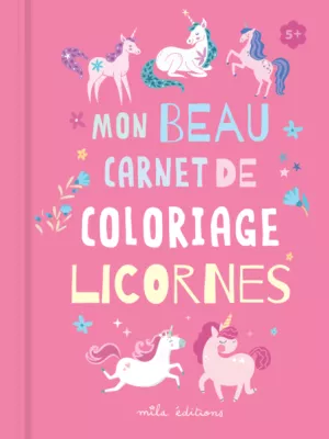 Produit Mon beau carnet de coloriage : Licornes Image