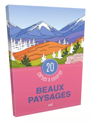Produit Beaux paysages - 20 cartes à colorier Image