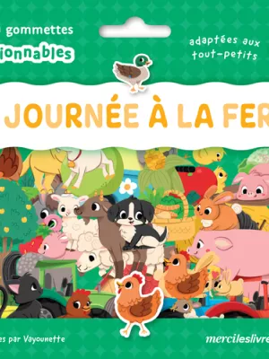 Produit Ma journée à la ferme - Ma pochette de gommettes repositionnables Image