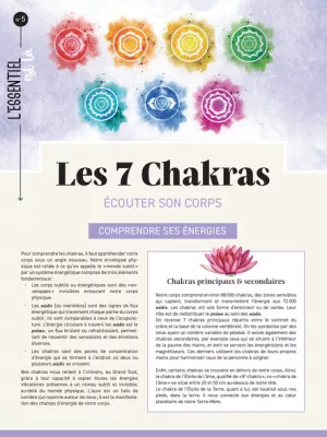 Produit Les 7 Chakras (dépliant) Image