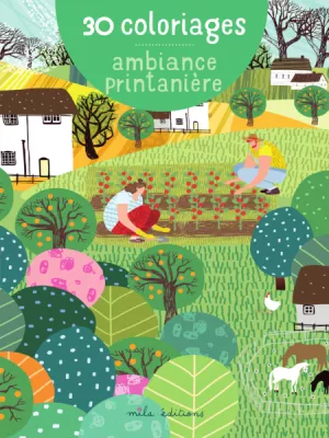 Produit 30 coloriages ambiance printanière Image