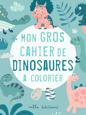 Produit Mon gros cahier de dinosaures à colorier Image