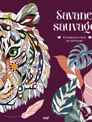 Produit Savane sauvage - Coloriages pour me détendre Image