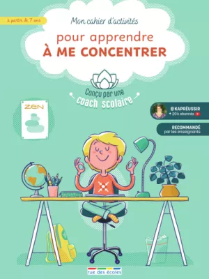 Produit Mon cahier d'activités pour me concentrer, 7 ans et plus Image