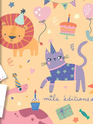 Produit Mes belles cartes à décorer - Je t'invite à mon anniversaire Image