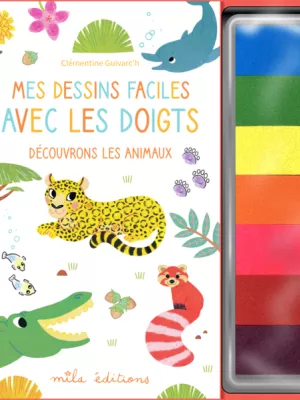 Produit Mes dessins faciles avec les doigts - Découvrons les animaux Image