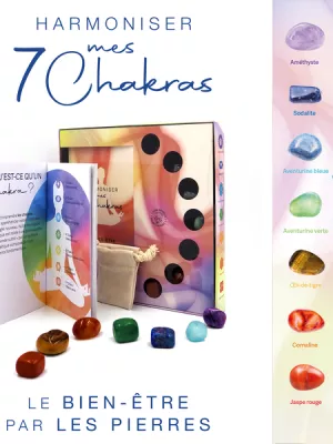 Produit Harmoniser mes 7 chakras - Le bien-être par les pierres (coffret) Image