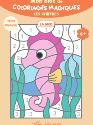 Produit Mon bloc de coloriages magiques : la mer Image