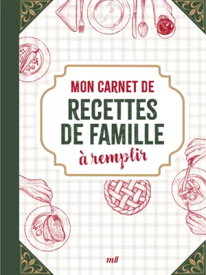 Produit Mon carnet de recettes de famille à remplir Image