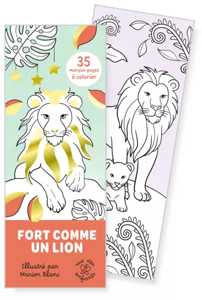 Marque-pages - Fort comme un lion