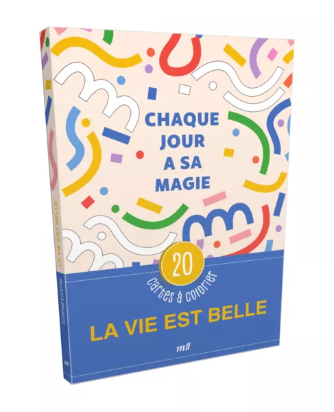 La vie est belle - 20 cartes à colorier