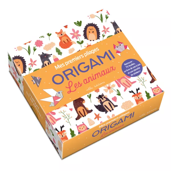 Mes premiers pliages origami - Les animaux (coffret)