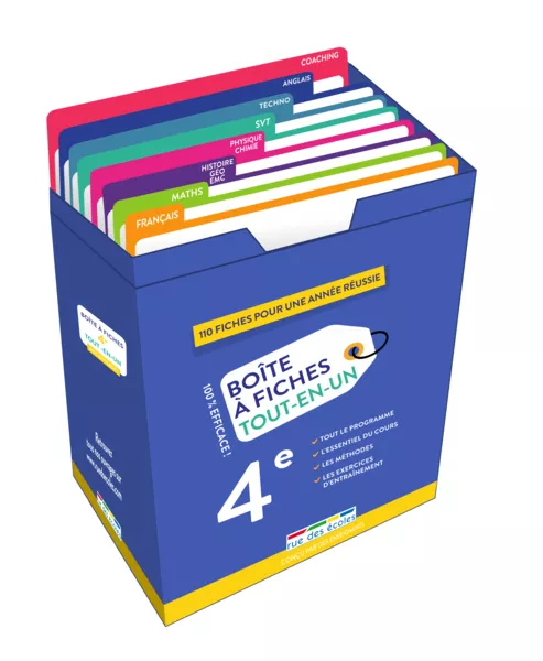 Boite à fiches 4e