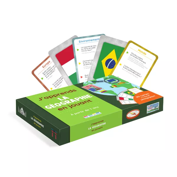 J'apprends la géographie en jouant - 7 ans et plus