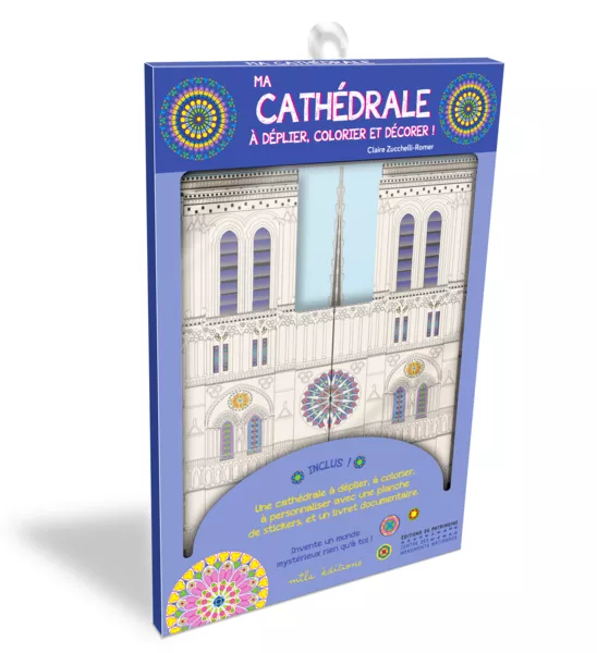 Pochette - Ma cathédrale à déplier, colorier et décorer !