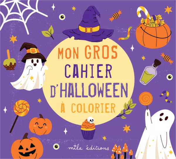 Mon gros cahier d'Halloween à colorier