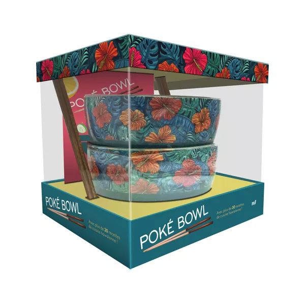 Coffret Poké bowl - Avec plus de 30 recettes de cuisine hawaïenne !