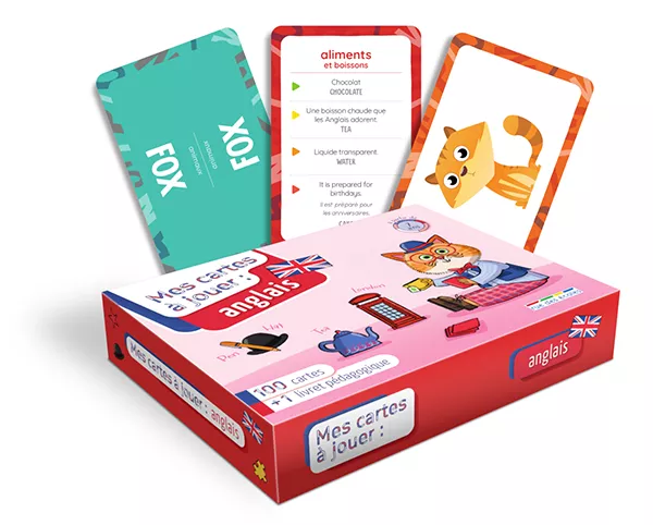 Mes cartes à jouer - Anglais, dès 7 ans