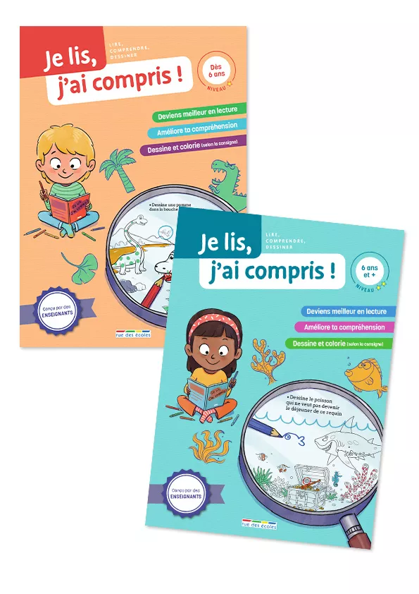 Lot « Je lis, j'ai compris ! », dès 6 ans (2 titres)