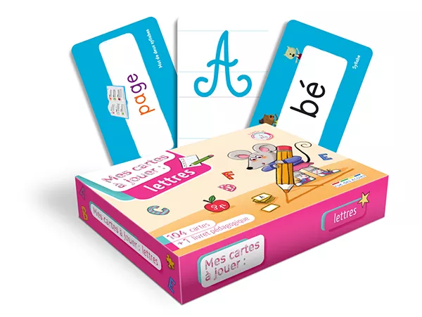 Mes cartes à jouer - Lettres, dès 4 ans