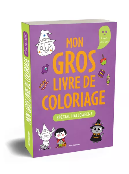 Mon gros livre de coloriage - Spécial Halloween - 3-6 ans