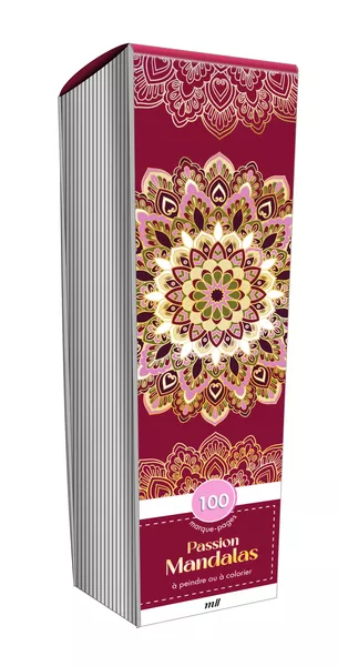Marque-pages - Passion mandalas - Édition premium