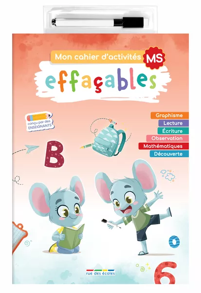 Mon cahier d'activités effaçables - MS
