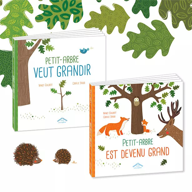 Lot 3-5 ans« Petit-Arbre » (2 albums)