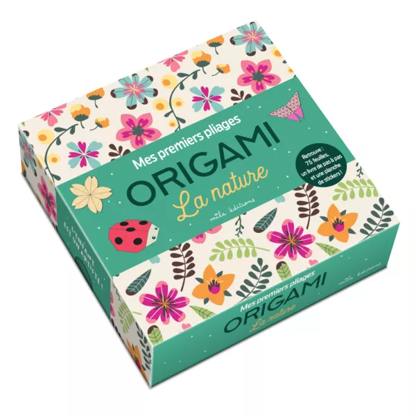 Mes premiers pliages origami - La nature (coffret)