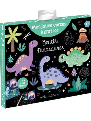 Produit Mes jolies cartes à gratter - Gentils Dinosaures Image