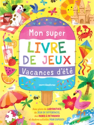 Produit Mon super livre de jeux - Vacances d'été Image