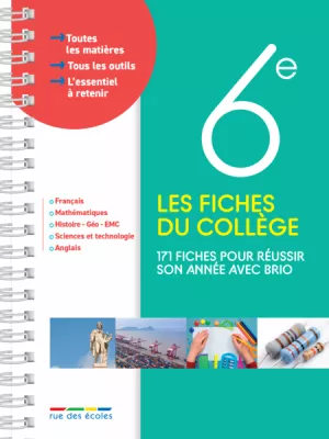 Produit Les fiches du collège - 6e Image