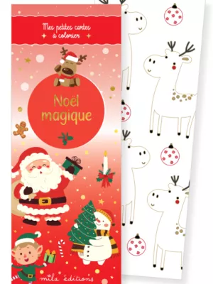 Produit Noël magique - Mes petites cartes à colorier Image