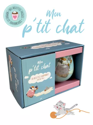 Produit Coffret Mug - Mon p'tit chat - 30 recettes gourmandes spécial mug ! Image