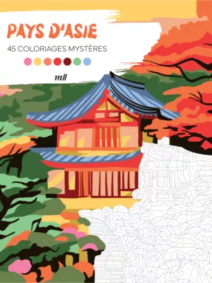 Produit Pays d'Asie - 45 coloriages mystères Image