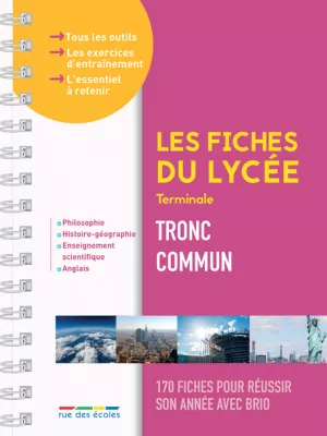 Produit Les Fiches du lycée - Terminale - Tout le tronc commun Image
