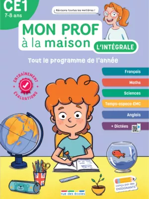 Produit Mon prof à la maison - L'intégrale CE1 - Multimatières Image