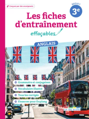 Produit Les fiches d'entraînement effaçables - Anglais - 3e Brevet  Image