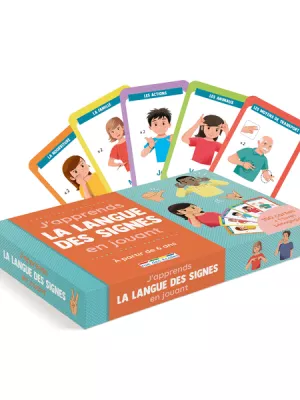 Produit J'apprends la langue des signes en jouant - 6 ans et plus Image