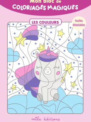 Produit Mon bloc de coloriages magiques - Les couleurs Image