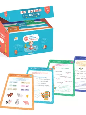 Produit La boîte à défis lecture : lire mieux et plus vite - CP-CE1 Image