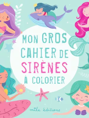 Produit Mon gros cahier des sirènes à colorier Image