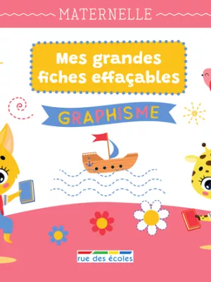 Produit Mes grandes fiches d'entraînement effaçables - Graphisme - Maternelle Image