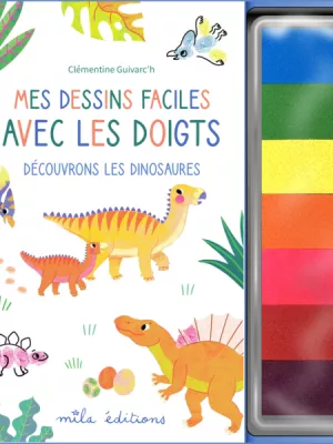 Produit Mes dessins faciles avec les doigts - Découvrons les dinosaures Image