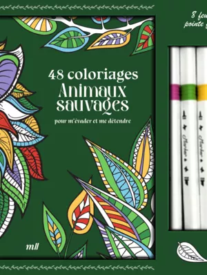 Produit Coffret Coloriages - Animaux sauvages Image
