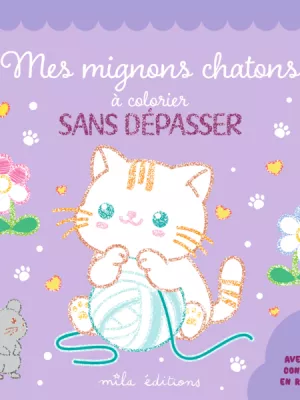 Produit Mes mignons chatons à colorier sans dépasser Image