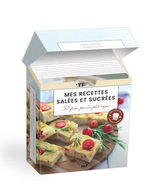 Produit Mes recettes salées et sucrées - 50 fiches pour des plats exquis (coffret) Image